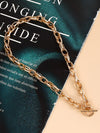 Chains Hollow Solid Color Dainty Necklace Necklaces Accessories