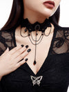 Chains Hollow Shiny Split-Joint Tasseled Dainty Necklace Necklaces Accessories