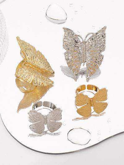 Butterfly Shape Ringent Rings Accessories