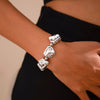 Exaggerated Geometric CCB Alloy  Chain & Link Bracelets