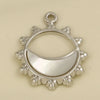 Jewelry Vintage Style Classic Style Sun 304 Stainless Steel Shell 18K Gold Plated Irregular Plating Pendant Necklace