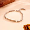 Elegant Solid Color Titanium Steel 18K Gold Plated Belcher Chain Bracelets In Bulk