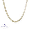 Copper Zinc alloy Cuban Link Chain Curb Chain 18K Gold Plated Plating Geometric Necklace