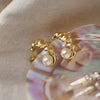 1 Pair Baroque Style Modern Style Conch Pearl 304 Stainless Steel Ear Studs