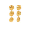 1 Pair IG Style Star Heart Shape Tassel Plating 304 Stainless Steel 18K Gold Plated Drop Earrings