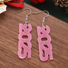 1 Pair Retro Classic Style Number 2025 Arylic Drop Earrings